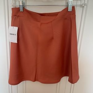 Rusty orange skirt